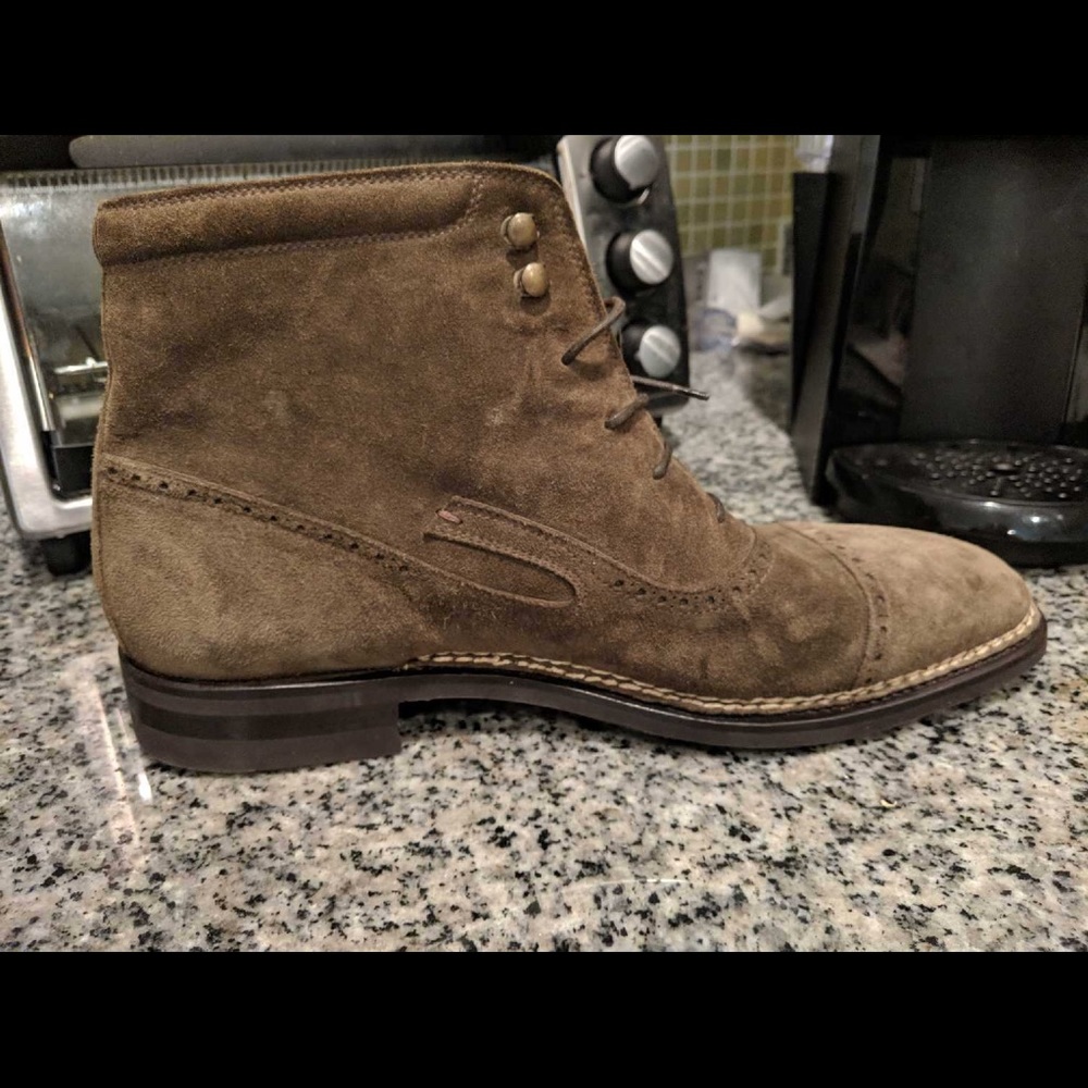 Brand New Bontoni Men’s Suede Boots